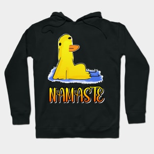 Namaste Duck Funny Yoga Hoodie